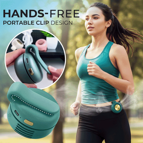 Wearable Tiny Cool Bladeless Clip Fan