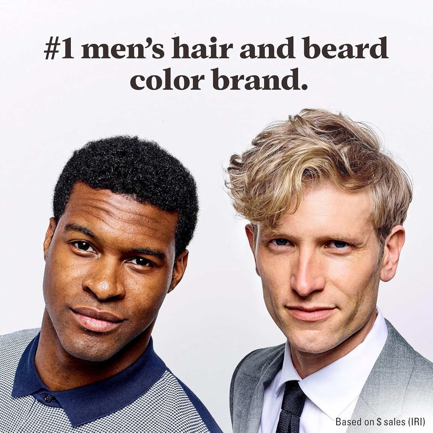 Men’s Brush-Comb Hair Color Cream for Gray Coverage