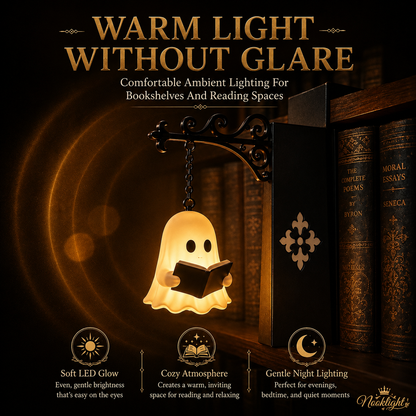 Rechargeable Ghost Bookshelf Light
