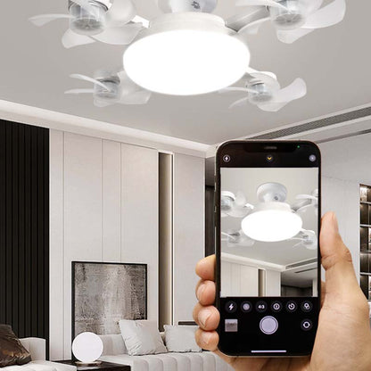 E27 Ceiling Fan Light with Remote – Silent LED Fan & Light Combo