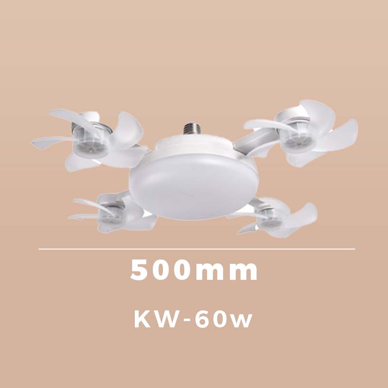 E27 Ceiling Fan Light with Remote – Silent LED Fan & Light Combo