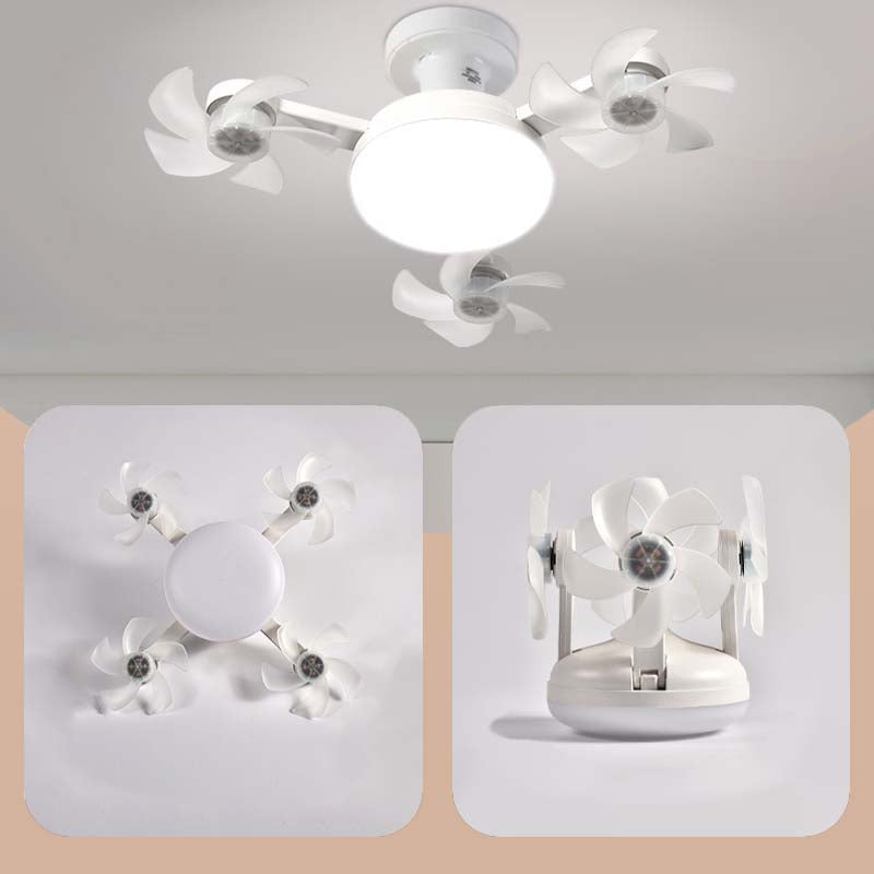 E27 Ceiling Fan Light with Remote – Silent LED Fan & Light Combo